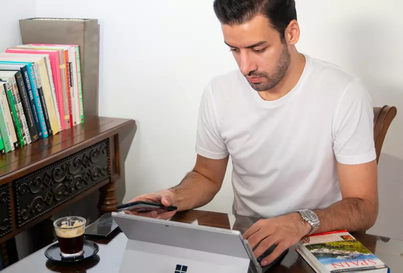 CEO & Entrepreneur Working in Laptop