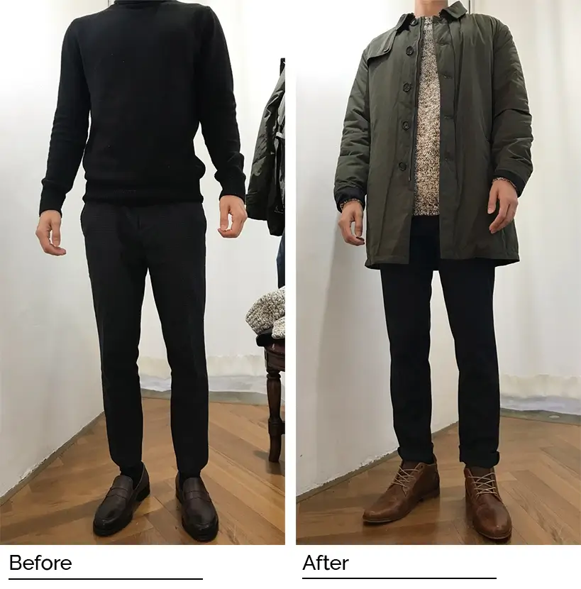 Executive image consulting client transformation