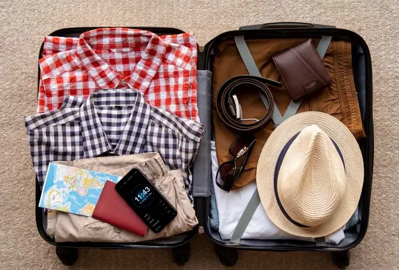 Men's Suitcase Packing