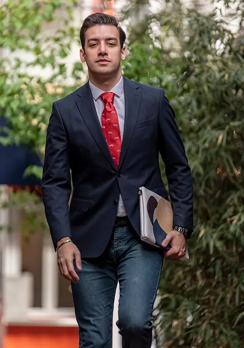 Confident & Stylish Man in Suit
